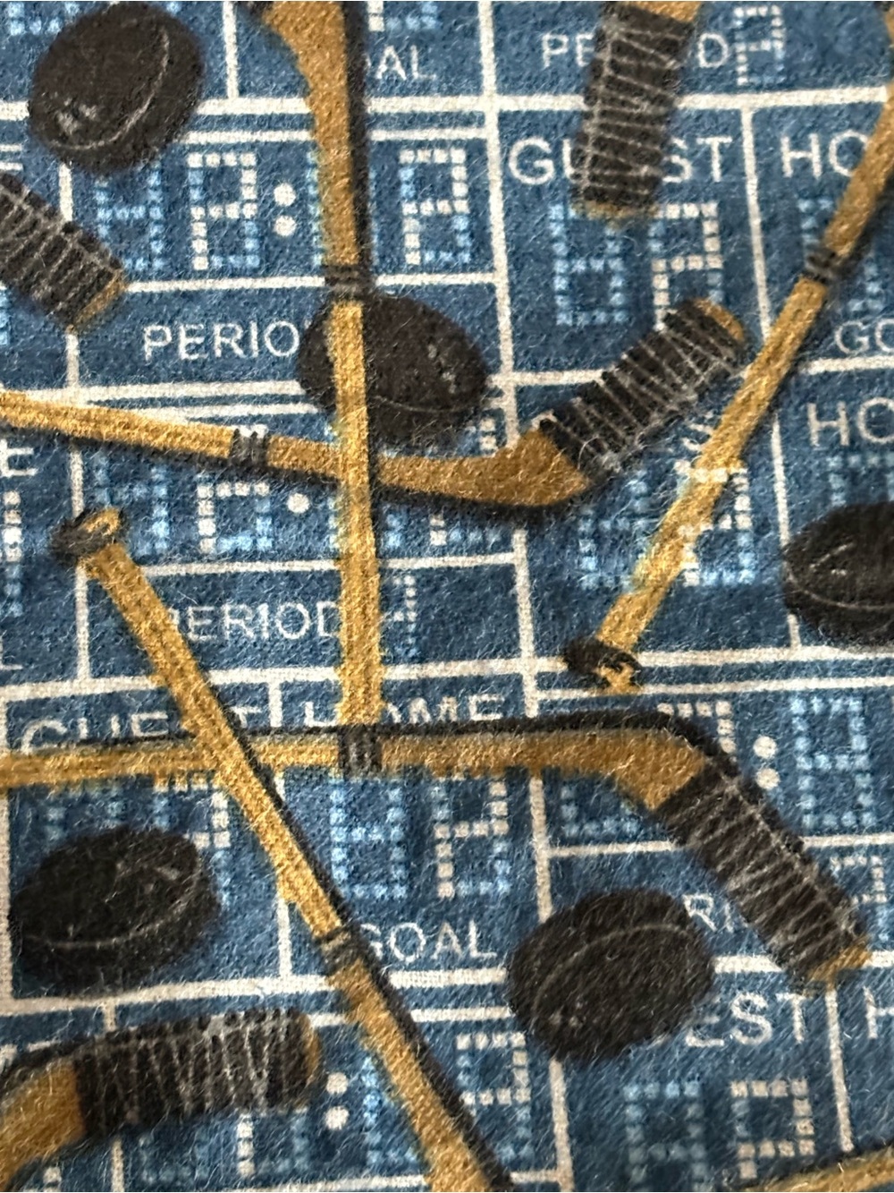 Hockey flannel